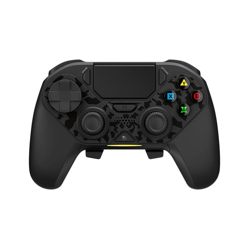 AceGamer HyperShadow D4 wireless controller with symmetrical joysticks and a central touchpad