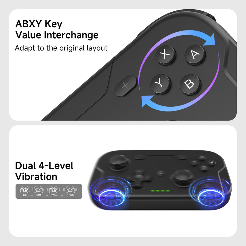 T50 Black Wireless Pocket Controller for Switch & Mobile | AceGamer